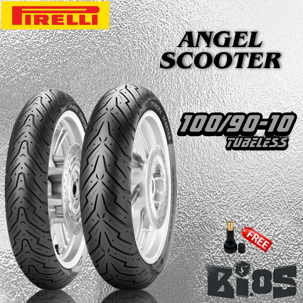 BAN PIRELLI ANGEL SCOOTER TUBELESS RING 10 11 12 UKURAN 3.00-10 | 3.50-10 | 90/90-10 | 100/90-10 | 120/70-10 | 110/70-11 | 120/70-11 | 110/70-12 | 120/70-12 | 130/70-12 BAN RACING MOTOR SCOOPY DONAT FREEGO VESPA MATIC SPRINT PRIMAVERA LX S 2V 3V IGET