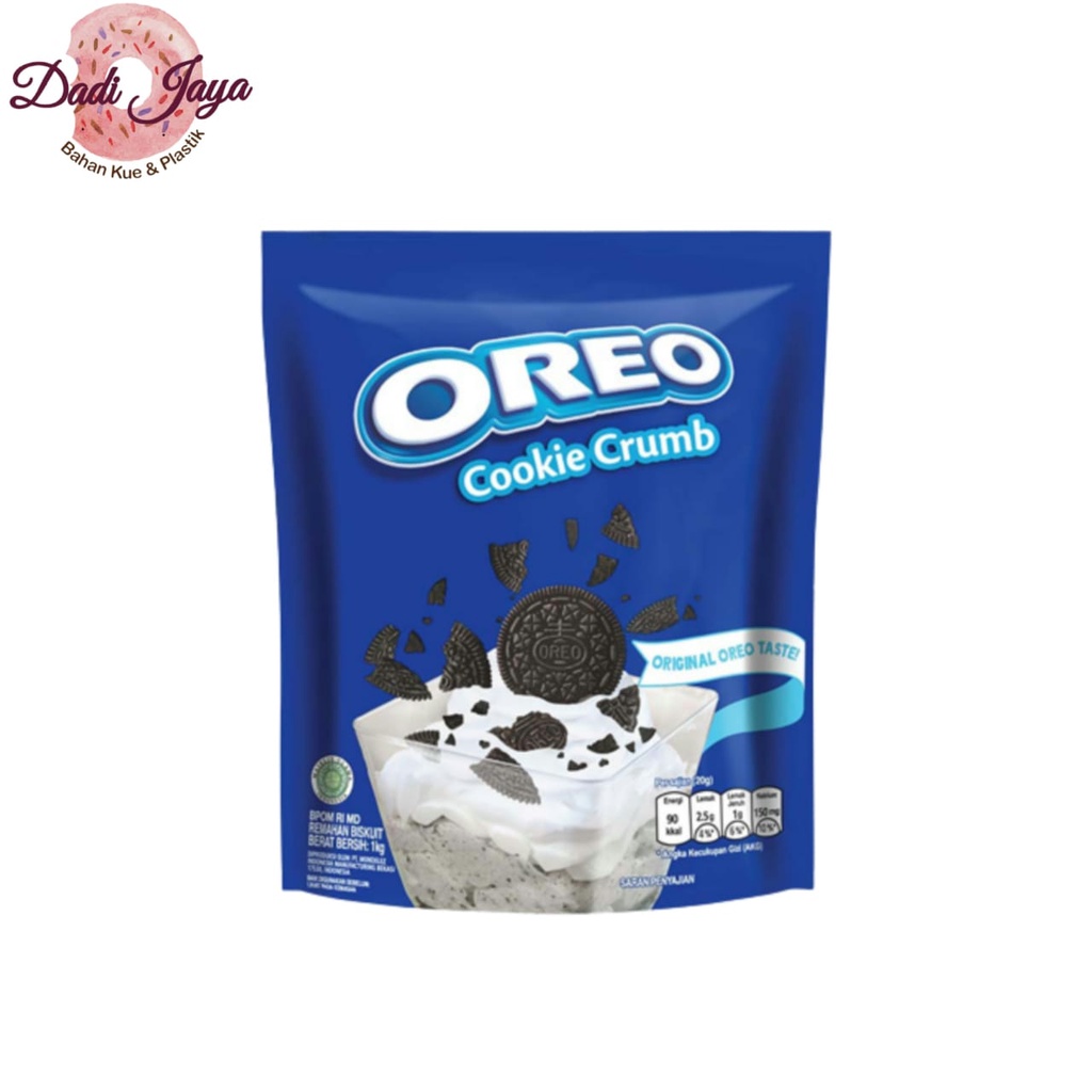 

Oreo Cokie crumb kemasan 1kg & repack 200gr