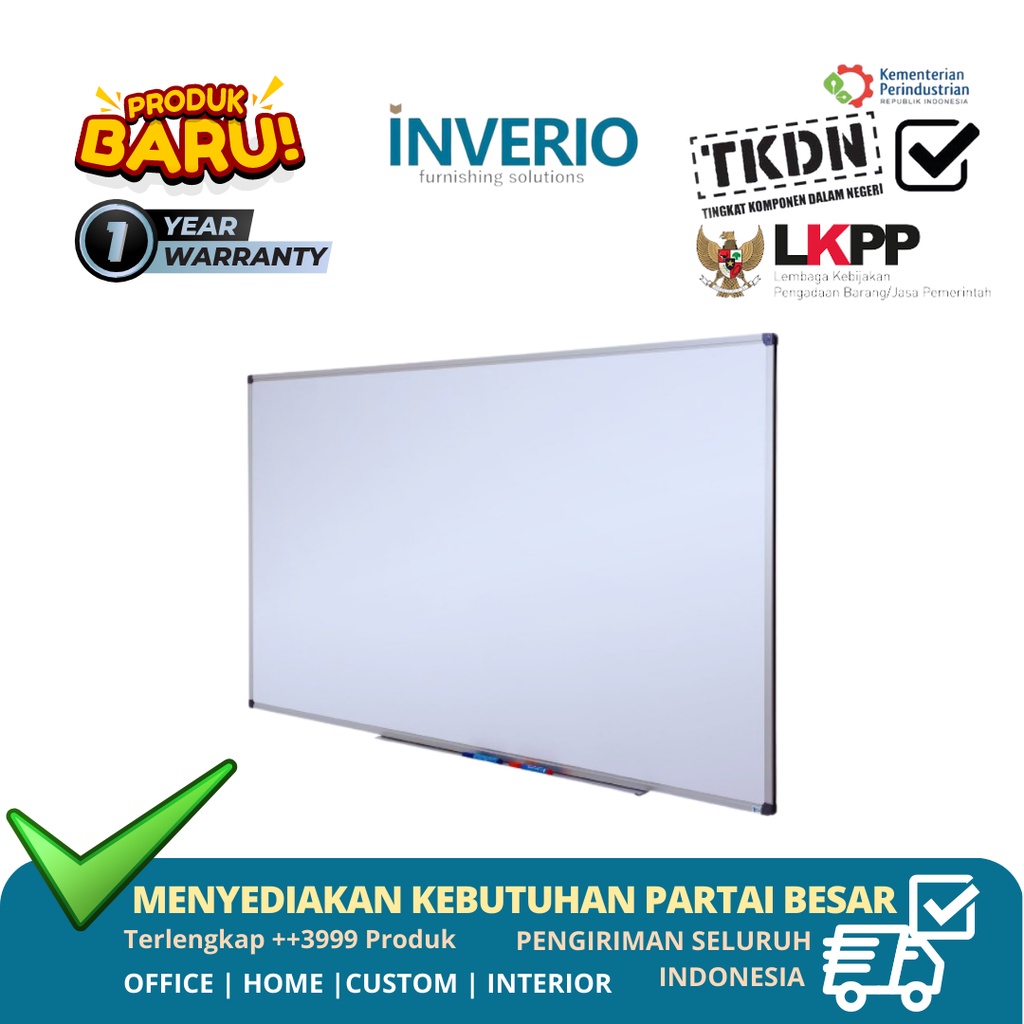 

INVERIO - White Board / Papan Tulis / Papan Tulis Sekolah / Merek Sakura