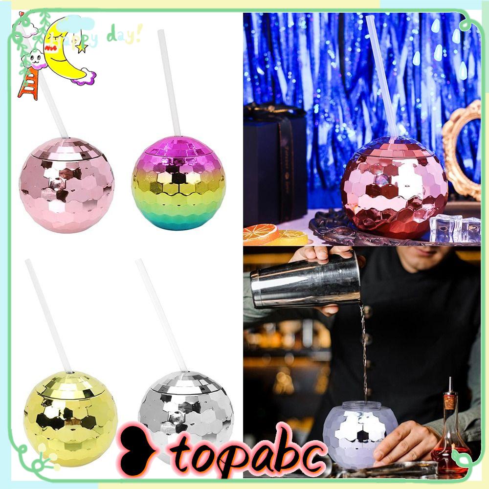 Top Disco Ball Cups Hadiah Kreatif Portabel Cocktail Cup Nightclub Botol Minum