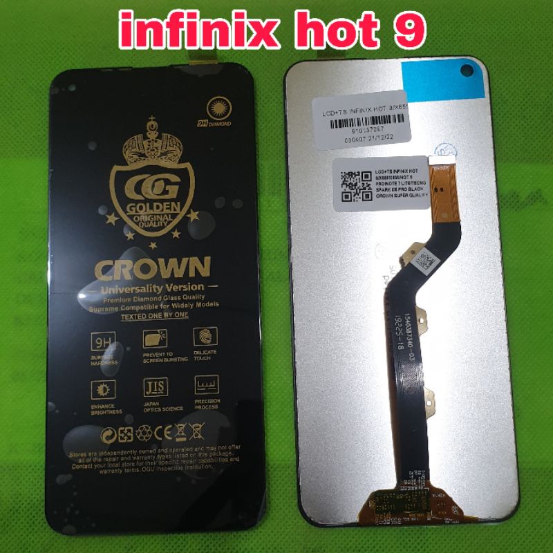 lcd ts touchscreen infinix hot 9 / hot 9 pro / note 7 lite / tecno spark 5