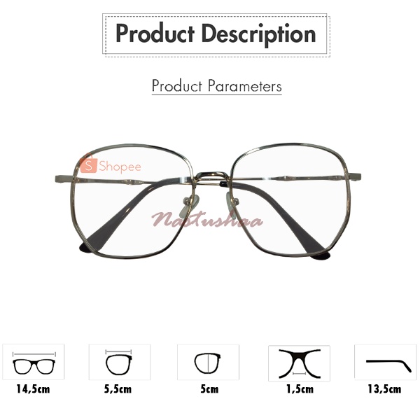 Kacamata Photocromic Anti Radiasi Blueray 3IN1 Anti UV Wanita Pria Terbaru Cowok Cewek Baru Metal Oversize Hexagonal