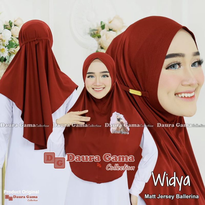 JILBAB INSTAN WIDYA MOTIF HIJAB BY DAURA GAMA