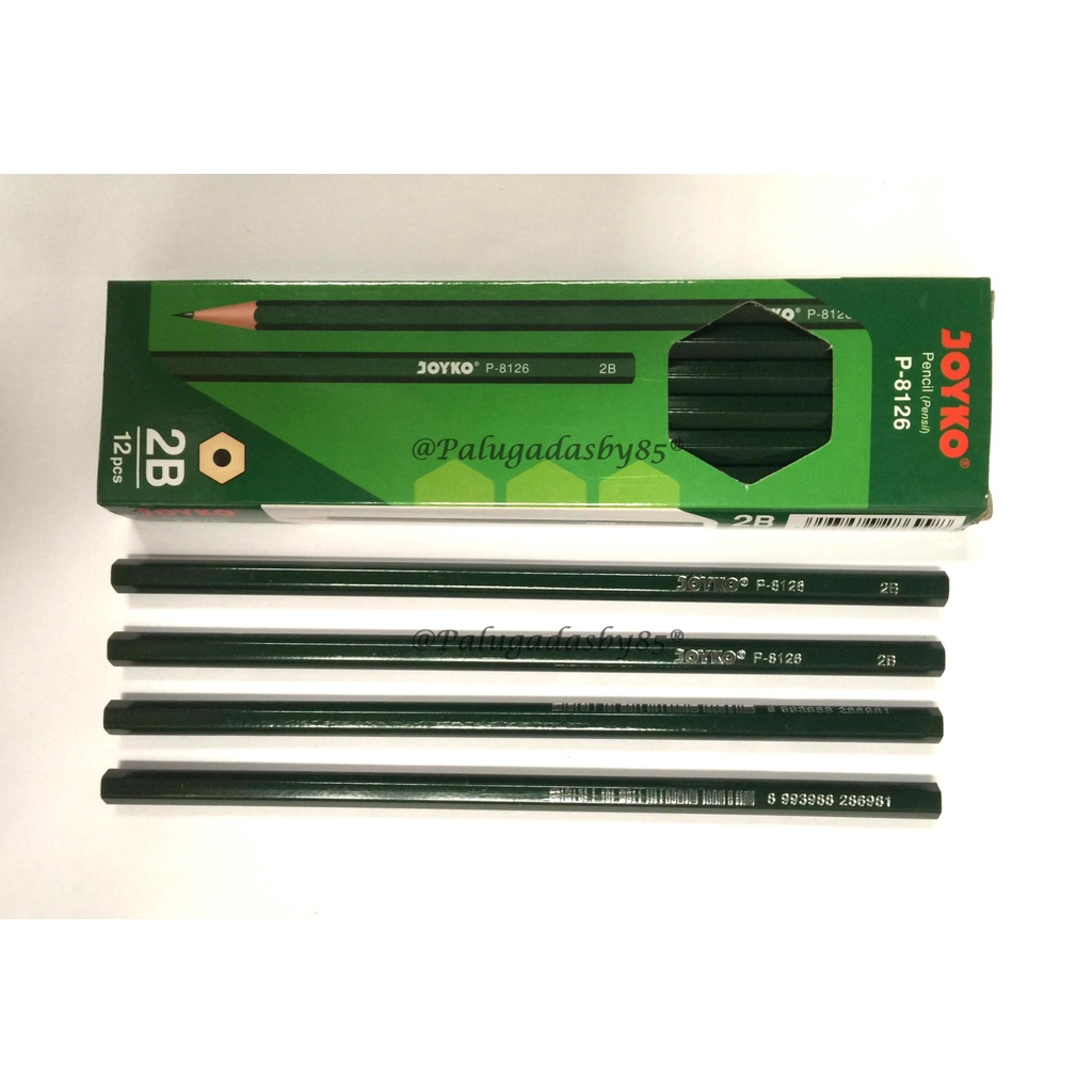 

(1 Biji) GABUNGAN Pensil JOYKO 2B P-8126 / Pensil Joyko P-8126 / Pensil Joyko P-8127 (1 Biji)
