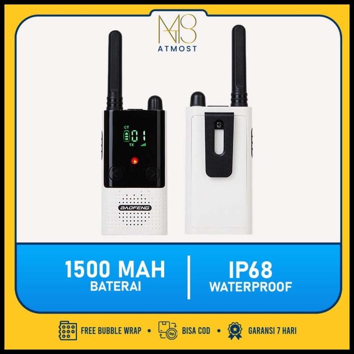 Promo Od Ht Handy Talkie Baofeng Bf-T9 1500 Mah 5W Waterproof Ip68 Original