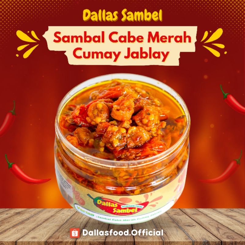 

Sambal Cumi Cabe Merah (250gr)