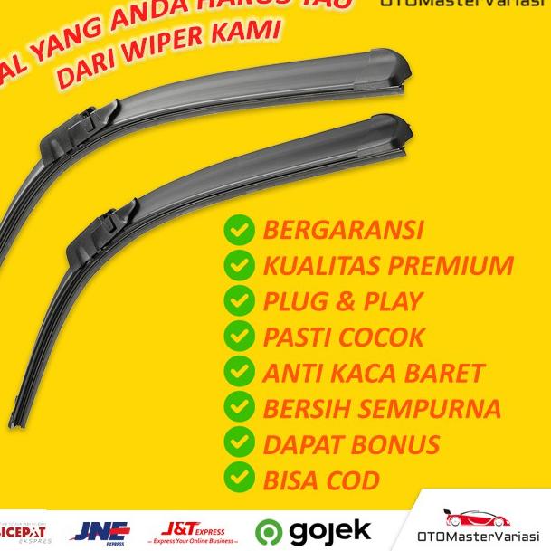 Wiper Kaca Mobil Frameless Isuzu Panther Kotak / Panther Higrade