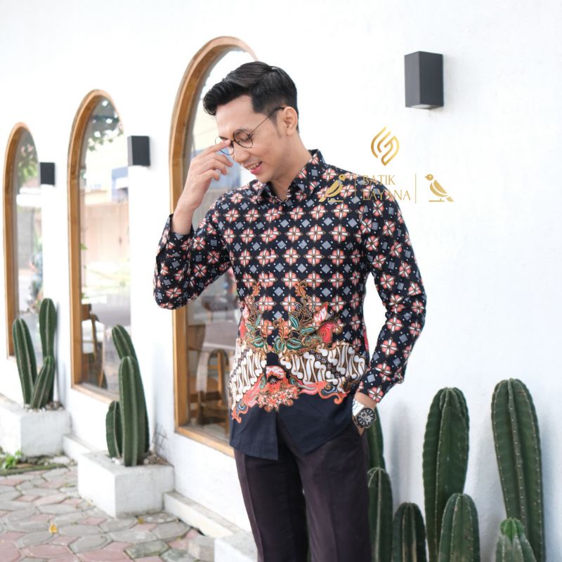 Kemeja Batik Motif Rawis Rojo Slimfit Keren