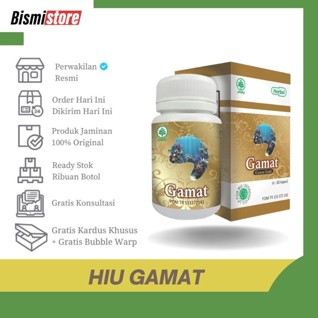 Gamat Hiu 60 Kapsul Obat Asam Lambung Serta Suplemen Sendi
