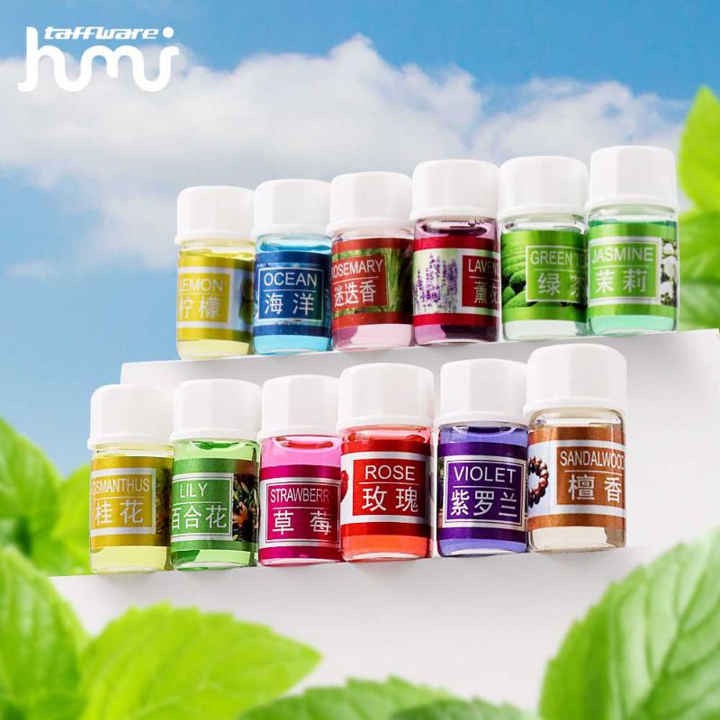 Taffware HUMI Aroma Essential Oil Aromatherapy 12 in 1 3ml - D23860 bisa untuk diffuser