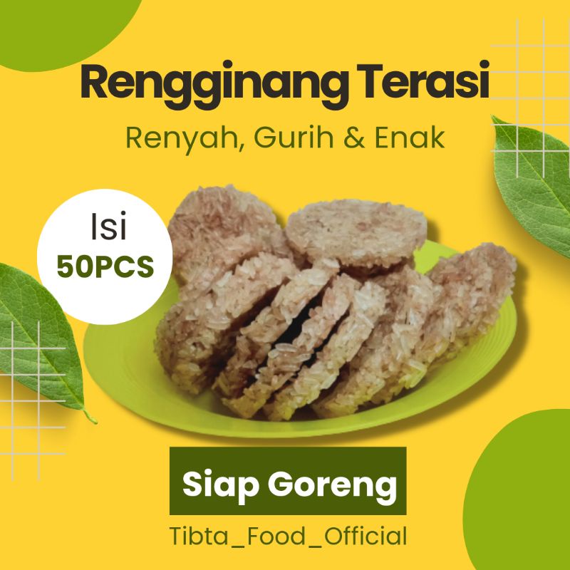 

Rengginang/Rangginang Terasi isi 50pcs tinggal goreng (renyah, gurih dan enak)