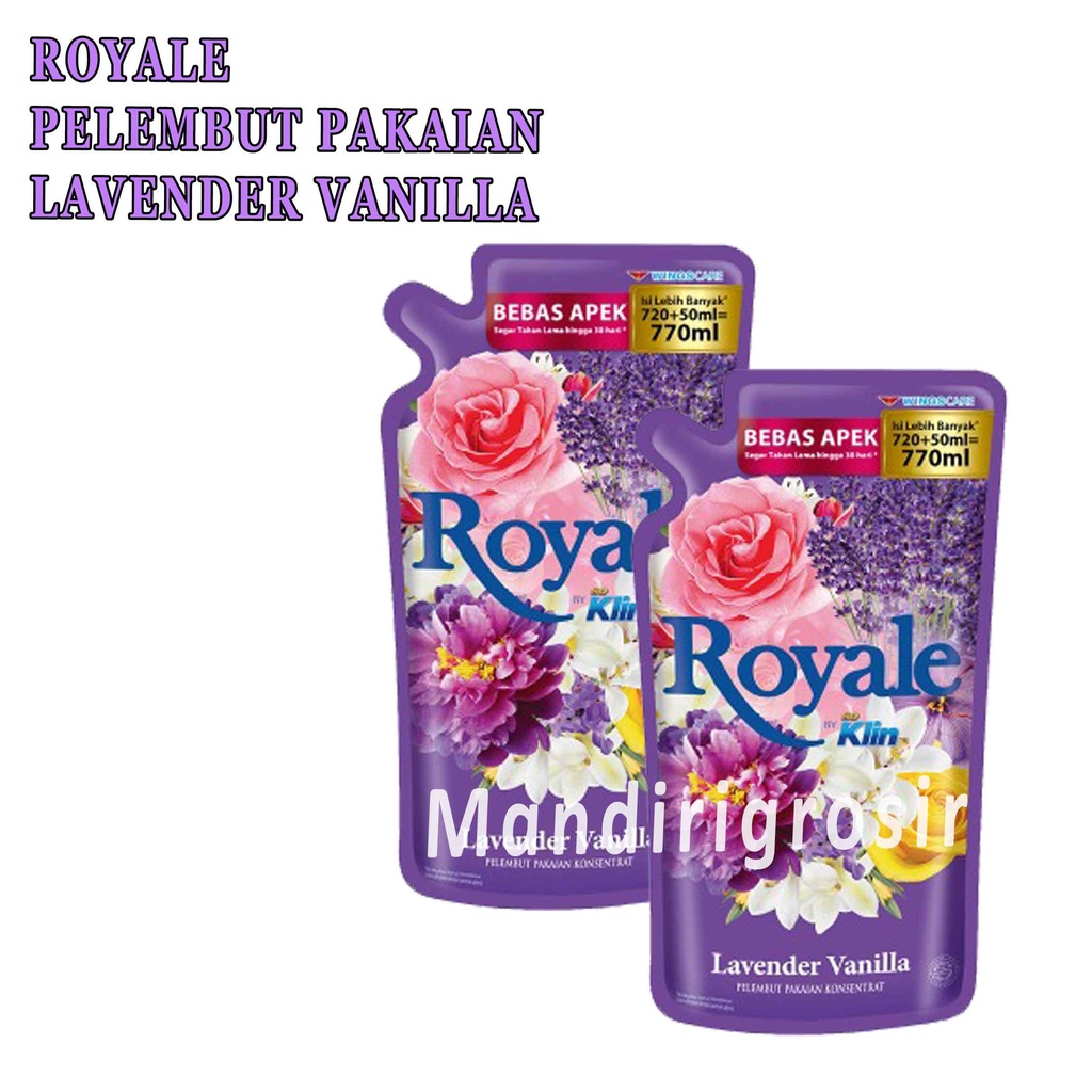 Pelembut Pakaian Konsentrat * Royale * Royale Lavender Vanilla * 770ml