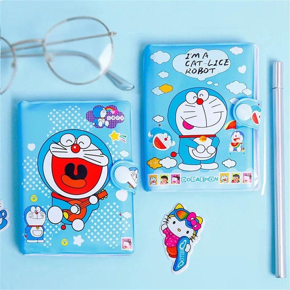 AUGUSTINA Mini Notebook Kawaii Stationery Menulis Notebook My Melody Journals Cinnamoroll Notebook Dengan Pulpen