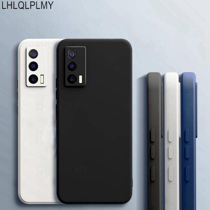 Soft Case Silikon Cair Persegi Untuk Vivo Y70 Y31 Y53s Y55 Y76 Y75 V20 V25 SE 5G Full Cover