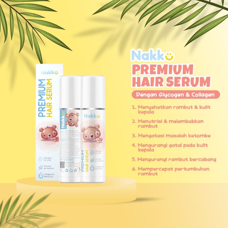 NAKKU MAKASSAR | NAKKU Premium Hair Serum - Penyubur Rambut Bayi &amp; Anak