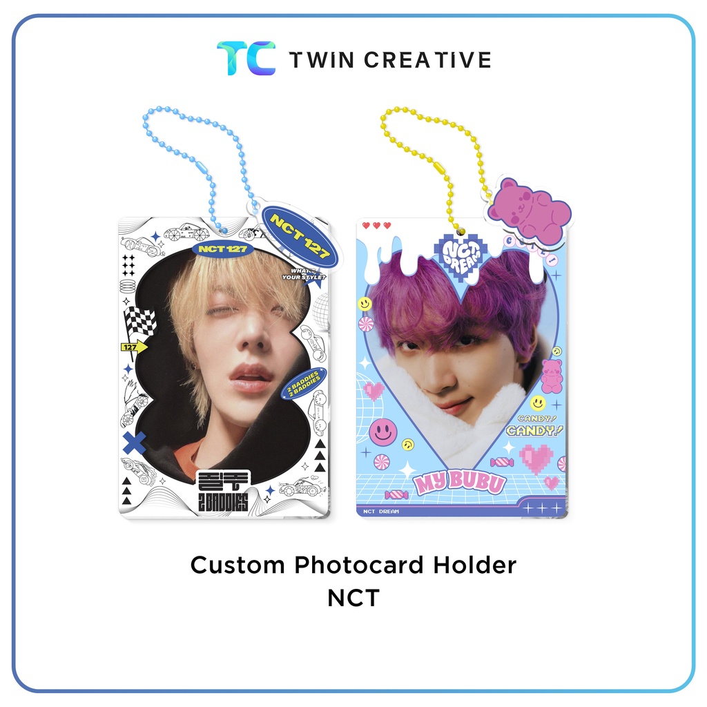 Photocard Holder NCT Poca Frame Deco - Case PC NCTzen Idol Korea K-Pop Akrilik Print UV