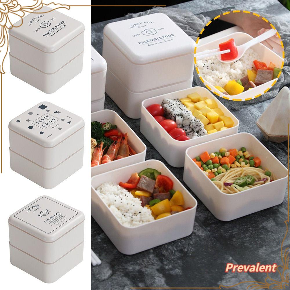 Preva Lunch Box Microwavable Untuk Piknik Camping Untuk Siswa Pekerja Kantor Wadah Makanan