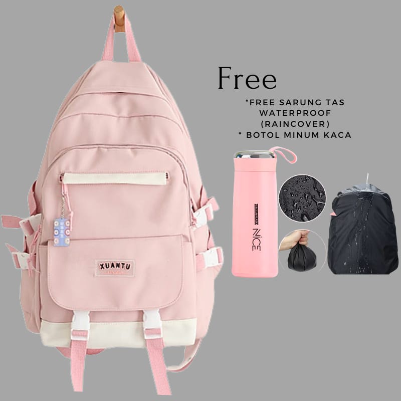 Tas Ransel Fashion Tas Sekolah anak Tas Ransel Terbaru Fashion Tas Ransel Anak/11.11 Baru Populer 2022 Tas Sekolah Wanita Versi Korea Ransel Siswa Sekolah Menengah Pertama Sekolah Dasar Dalam Ransel Jepang Ransel Korea Murah Tas Punggung PerempuanCOD