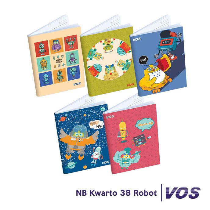 

Vos E Buku Tulis Kwarto 38 Robot Isi 10 gram33 Ayo Order