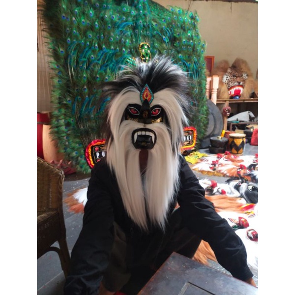 TOPENG BUJANG GANONG TOPENG GANONGAN PONOROGO TOPENG  HITAM