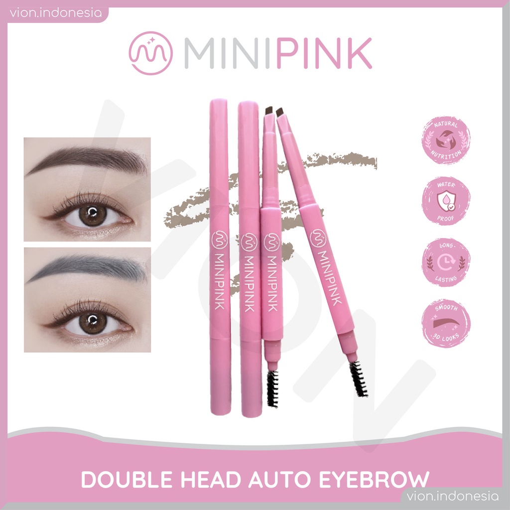 MINIPINK Automatic Eyebrow Pencil Tahan Air Pigmen Pensil Alis MP008