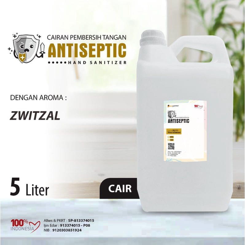 BEST AROMA ZWITSAL Handsanitizer Cair Antiseptic  jurigen 5 liter