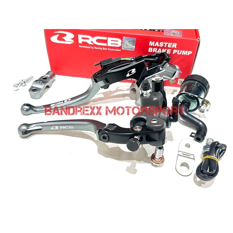 Master Rem RCB S1-17mm Short Lever+Handle Kopling/Handle Tromol RCB S1 Original