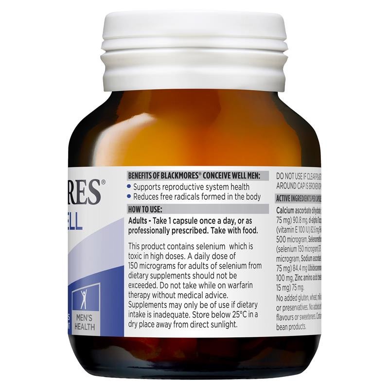 BLACKMORES CONCEIVE WELL MEN 28 CAPSULES