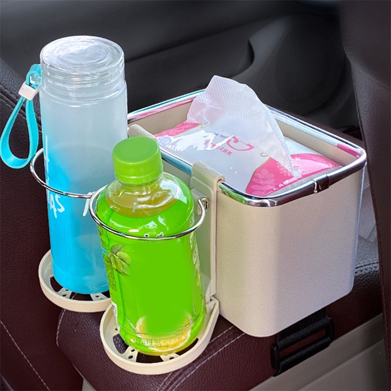 1pc Tempat Gelas Mobil Kotak Tissue Tempat Botol Air Mobil Tempat Minuman Aksesoris Mobil