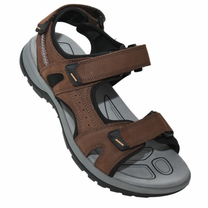 Sandal Kulit Pria Dr Kong Kesehatan Brown 9000150 - W .Letha