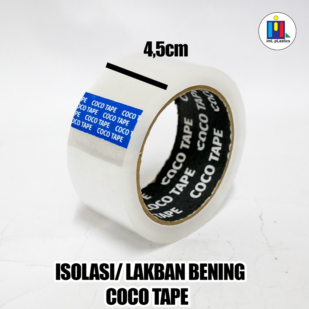 Lakban/Isolasi BENING Coco Tape OPP 45mm x 80yd - 1 pcs
