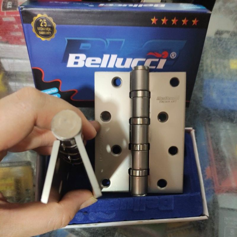 engsel pintu Belluci 4in ( isi 2pc) / engsel pintu jendela Belluci 4inci harga per set