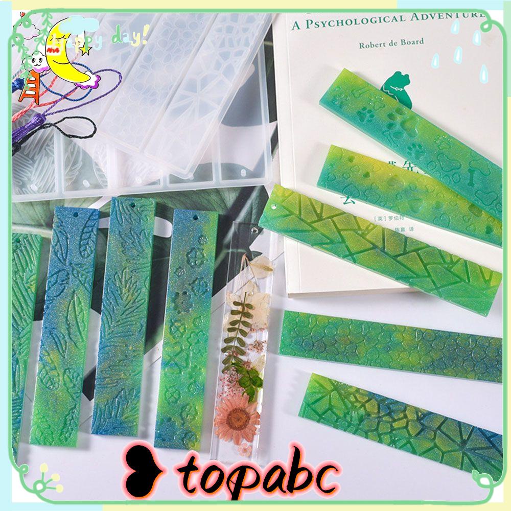 Top Bookmark Cetakan Clay Tool Fluid Arts Mold Liontin Batu Akik Cetakan Casting