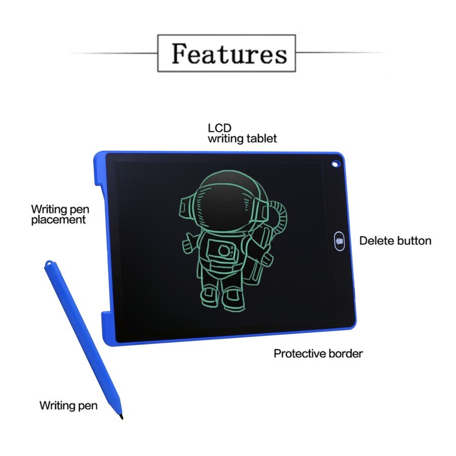 MW04 - Papan Tulis LCD Tablet Digital 8.5 inchi 8 in 8&quot;