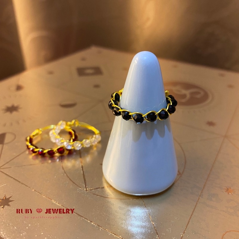 Wire Ring• Braided Ring // Cincin Kawat Braided Ring Gemstone Ring Cincin Kawat