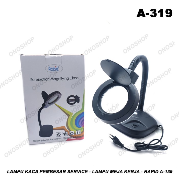 

Lampu Kaca Pembesar Service - Lampu Meja Kerja - Rapid A-139 onosh00 Kualitas Baik