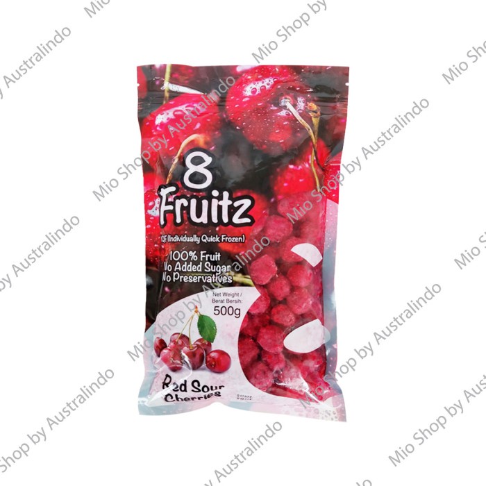 

Frozen red sour cherries/cherry (pitted) 500 Gr