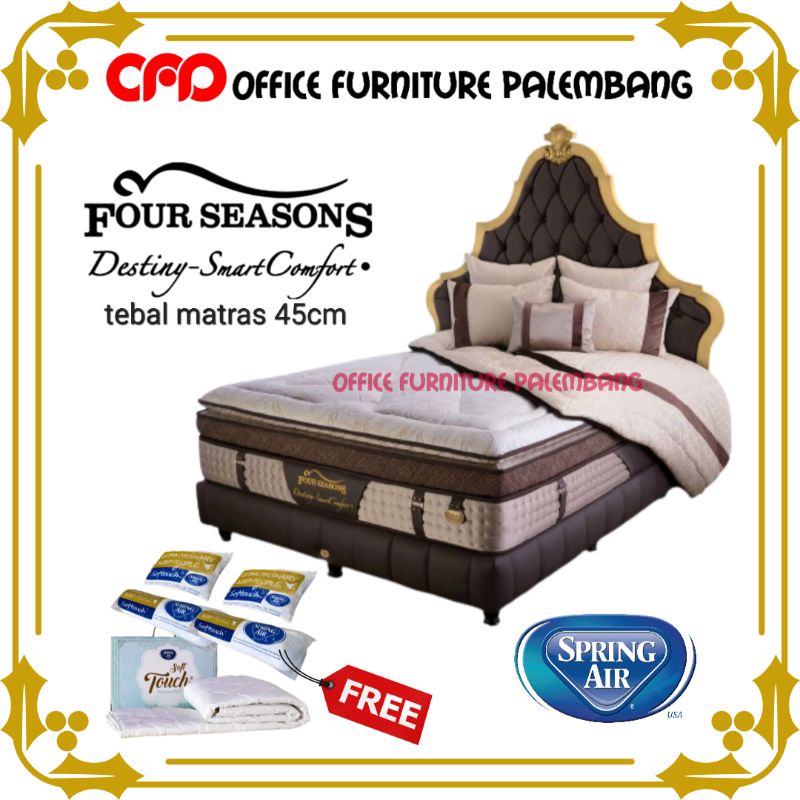 springbed spring air DESTINY SMART COMFORT matras kasur spring bed latex usa