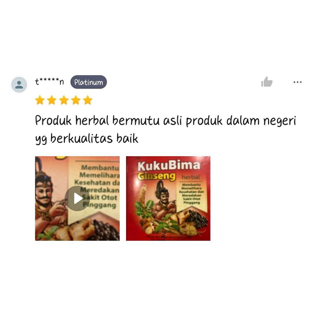 Sido Muncul Jamu Kuku Bima Ginseng 10's - Meningkatkan Kesehatan Pria