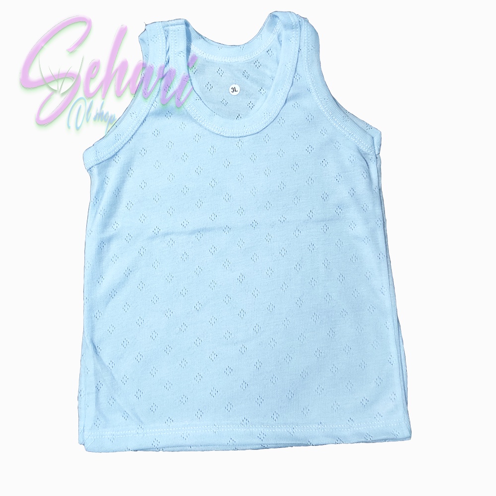 6 pcs Singlet bayi 1-3 Tahun/ Kaos kutang dalam bayi  Adem lembut melar - baca dulu sebelum beli