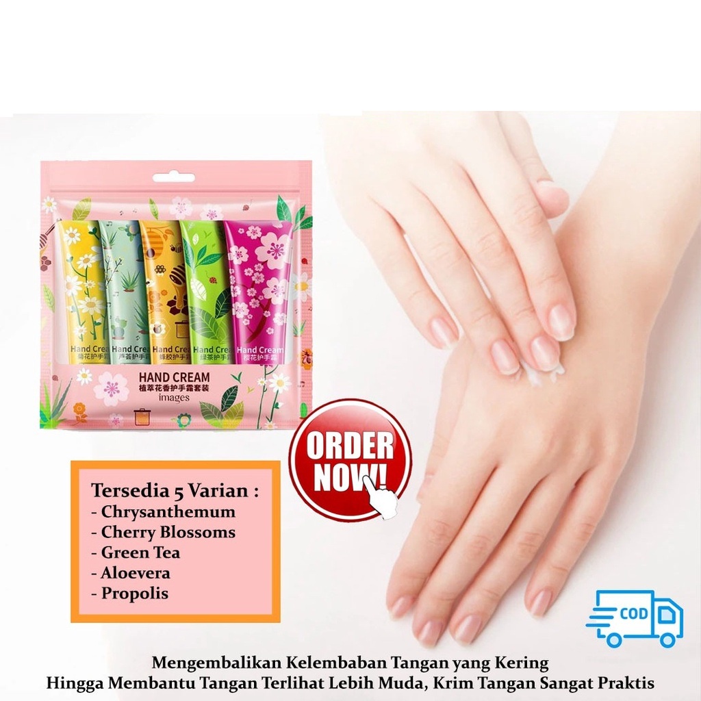 BISA COD - IMAGES HAND CREAM RANDOM / KRIM TANGAN ALAMI untuk Kulit Pecah-Pecah