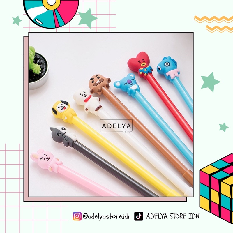 

Pena Bangtan Army BTS / Pulpen Karakter BTS Lucu