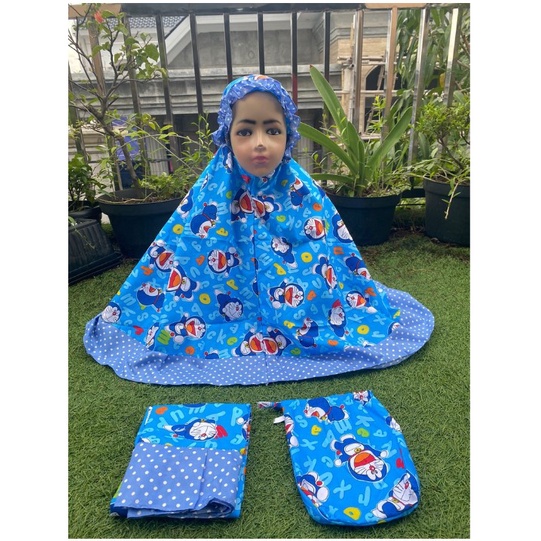 MUKENA ANAK KARAKTER 1-5 Doraemon