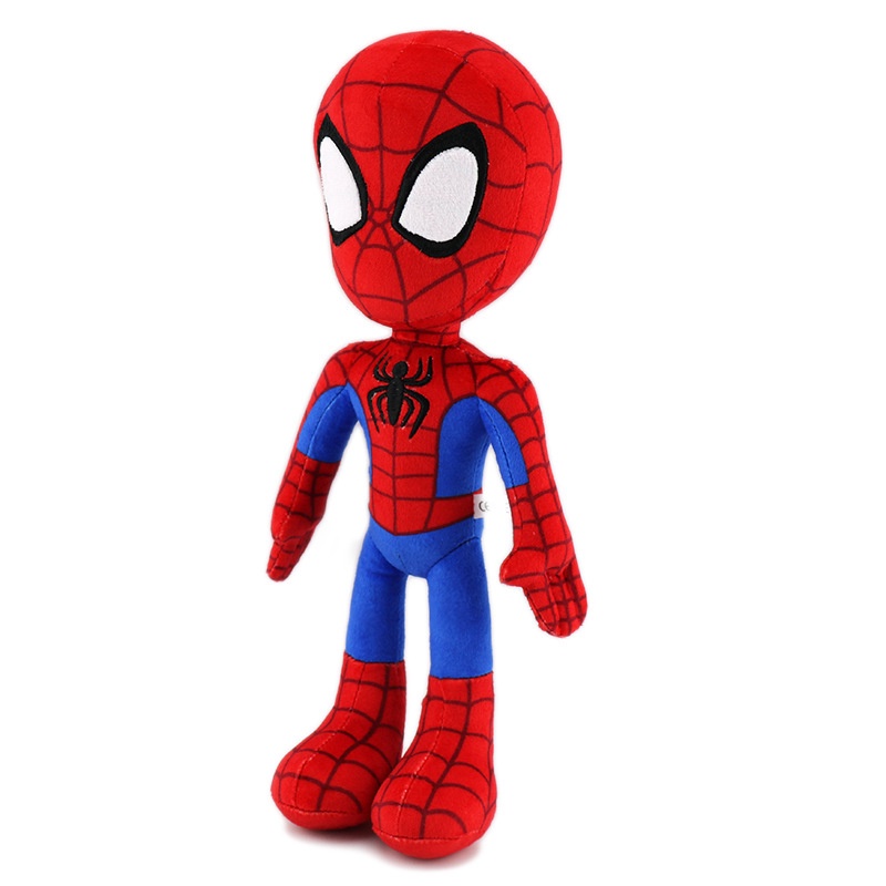 33 cm Marvel Avengers Spiderman Gwen Friends Mainan Mewah Kartun Boneka Boneka Kamar Tidur Anak Perempuan Bantal Anak Dekorasi Kamar