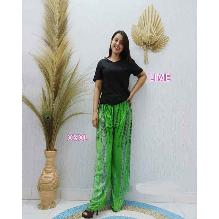 Celana Kulot Panjang Jumbo Wanita Tie dye / Kulot Jumbo Big Size Murah / Kulot Bigsize Wanita Rayon