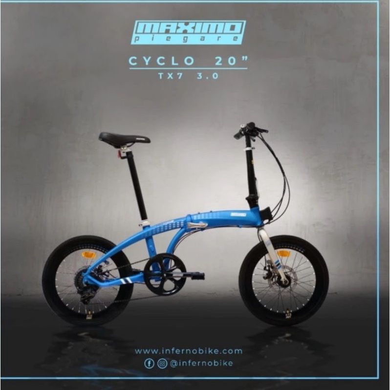Sepeda Lipat 20 Family Maximo Piegare Cyclo TX7 TX 7