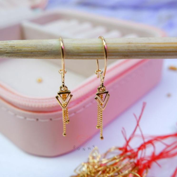 Pasti Trending Anting italy panjang emas asli 300%