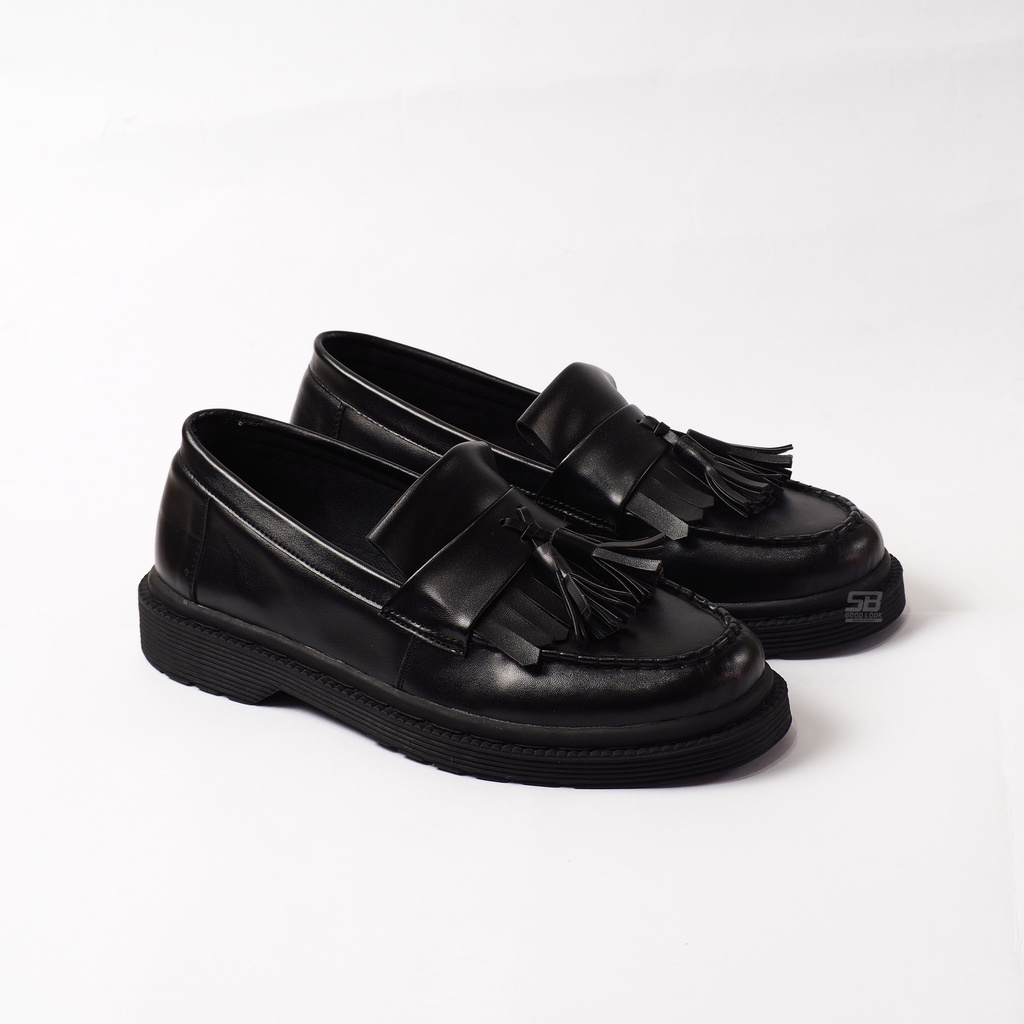 Sepatu Pria Slip On Loafers Formal | SB ALETTA BLACK