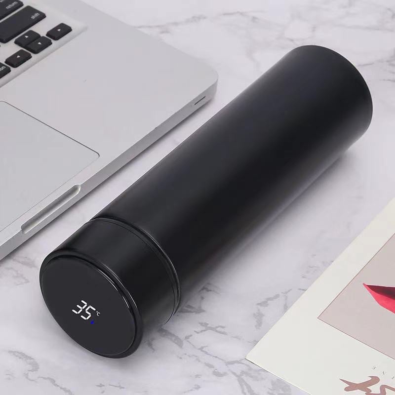 Termos panas dingin 500ml stainless 304 LED suhu temperatur-tumbler bottle botol tempat air tahan panas stenles 500 ml putih hitam biru