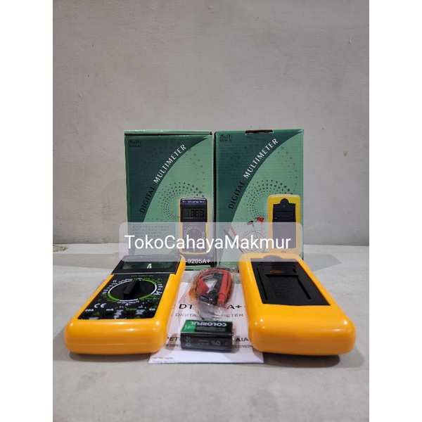 Digital Multimeter DT-9205A+ / Avometer Digital / Multiteser Digital DT9205A+